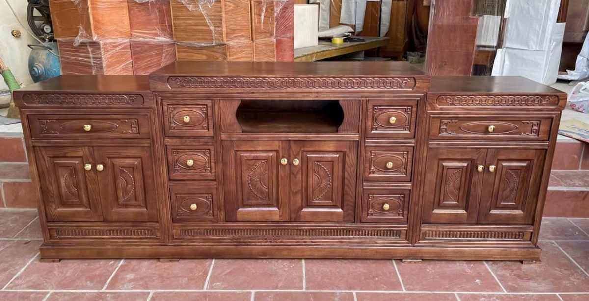 Kệ Tivi - Tủ Tivi Phòng Khác hện Đại Gỗ Sồi TT-KTV558