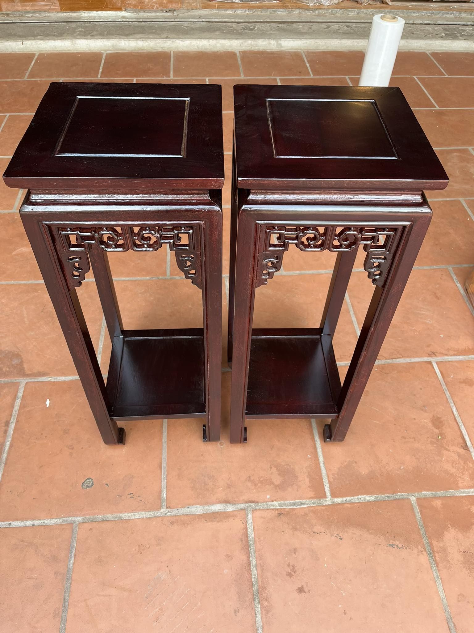 Đôn Mặt Vông Trang Trí Gỗ Lim TT-ĐG577