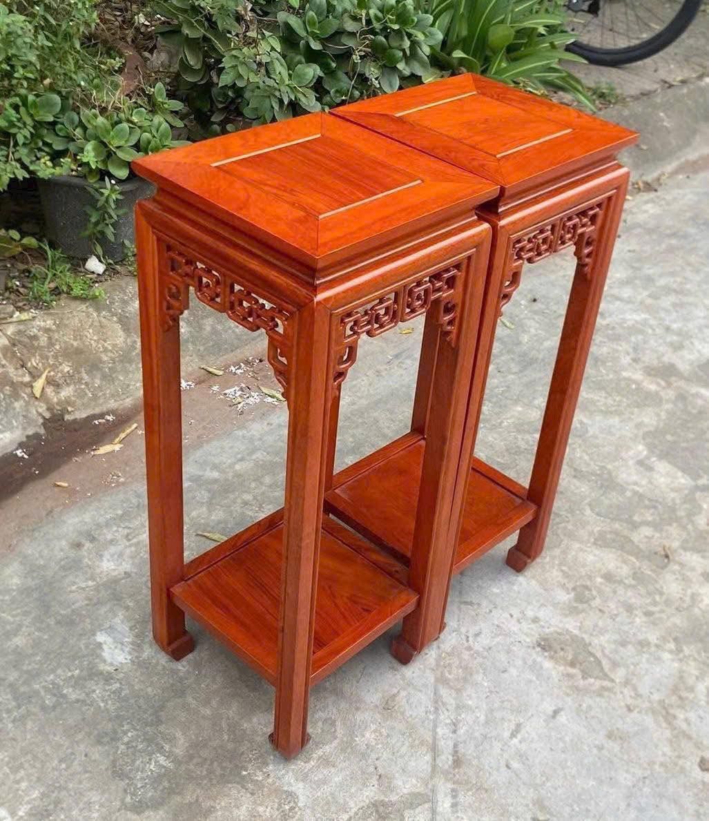 Đôn Mặt Vông Trang Trí Gỗ Lim TT-ĐG577