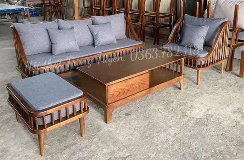 Bộ Sofa Dedar Nan Gỗ Sồi TT-BG569