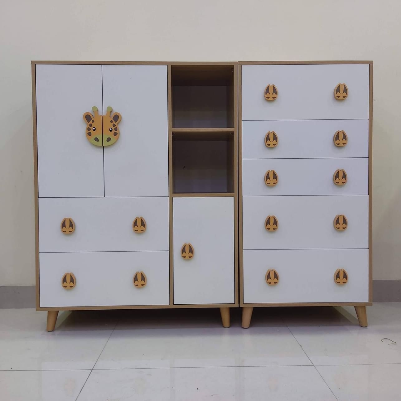 Cặp Tủ trẻ em gỗ công nghiệp 1m5 TT-TA540