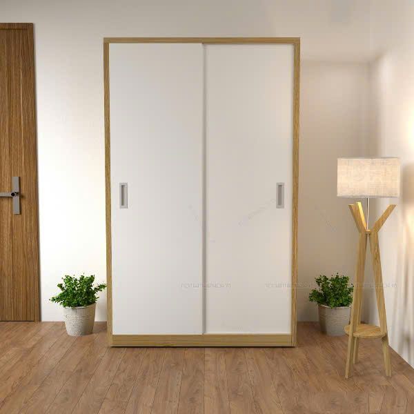 Tủ Áo 2 Cánh Lùa Gỗ Công Nghiệp MDF TT-MDF453