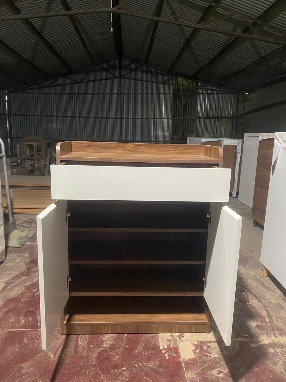 Tủ Giầy 2 Cánh Gỗ MDF Chống Ẩm TT-TG297