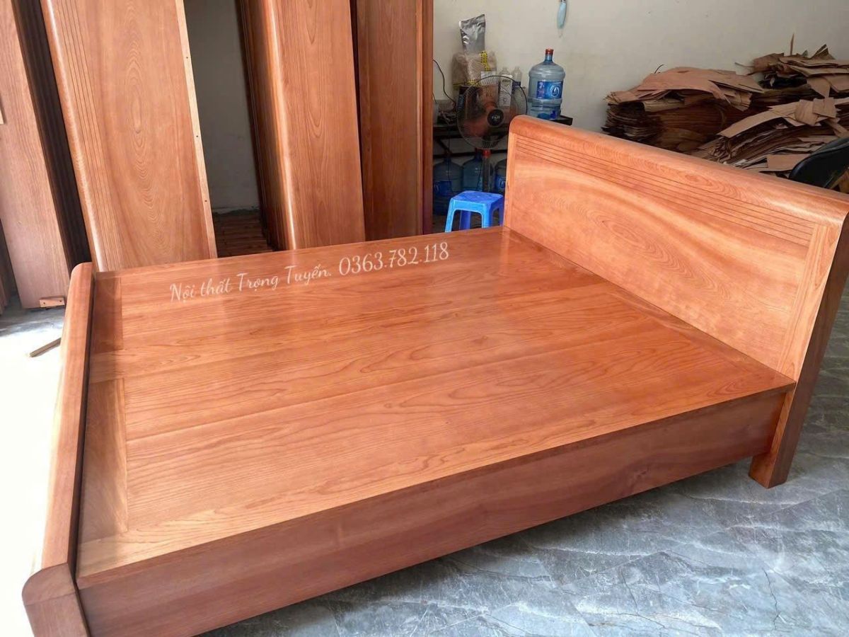 Giường Gỗ Xoan Đào Phàn Liền TT-G549