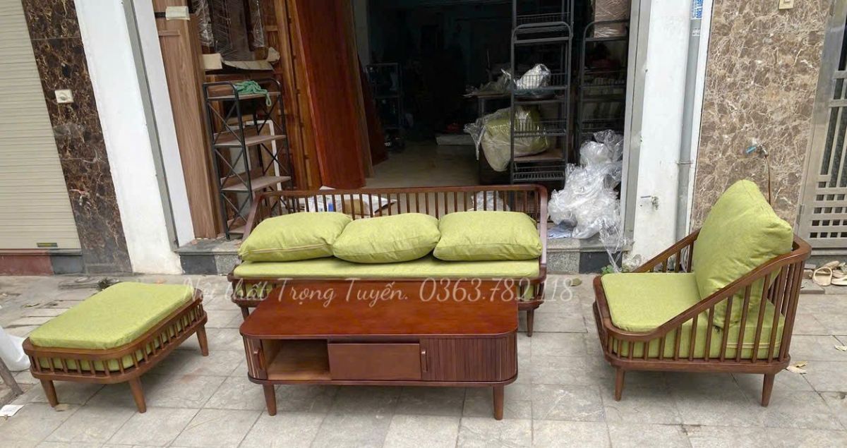 Bộ Sofa Dedar Nan Gỗ Sồi TT-BG569